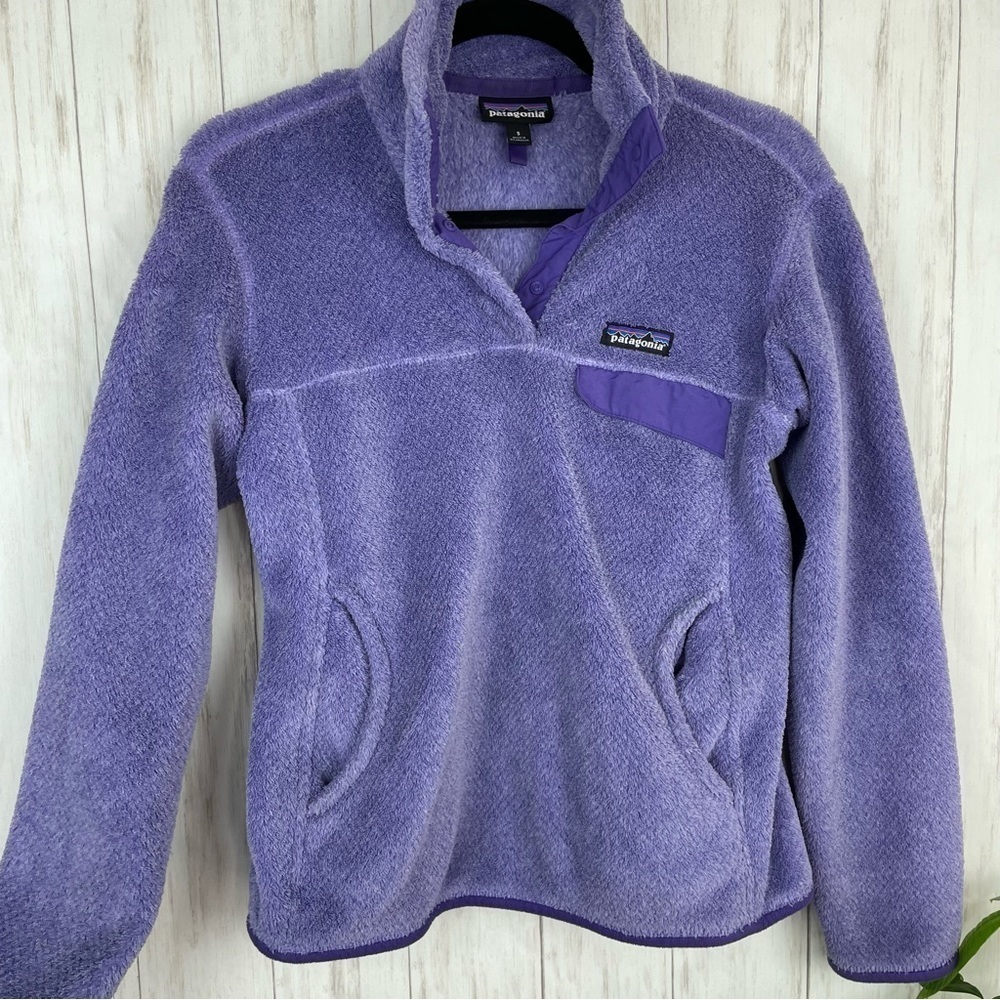 Patagonia Purple pullover sweatshirt small - Picture 5 of 9